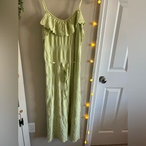 Lauren Conrad green maxi dress size XL